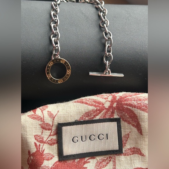 /traded/š„ Gucci 18K & Steel āIconā Link Bracelet - Picture 2 of 16